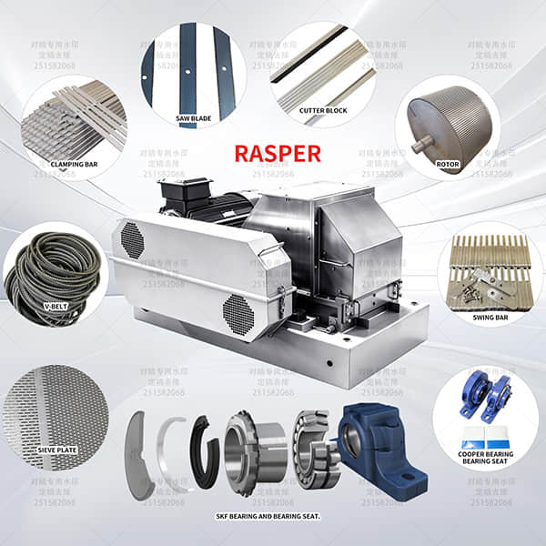 Rasper & Spare Parts for Starch Processing Line